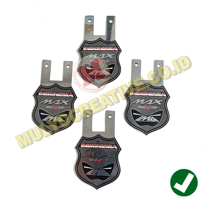 Emblem Motor Emblem Komunitas Owner NMAX Plat Aksesoris