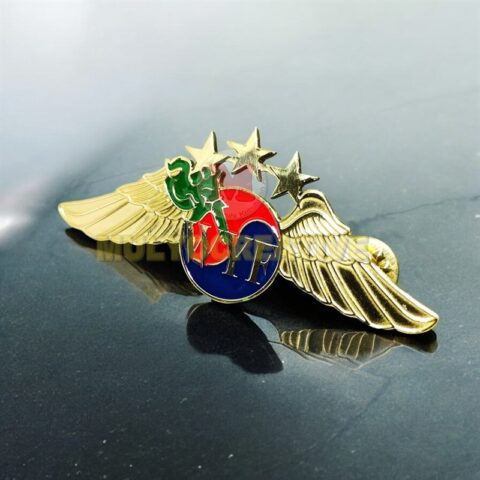 Jual Pin Brivet WYF Bela Diri Logam Kuningan