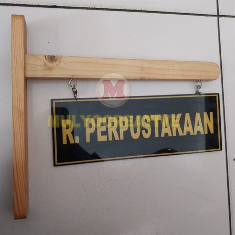 Order Papan Dinding Ruang Perpustakaan