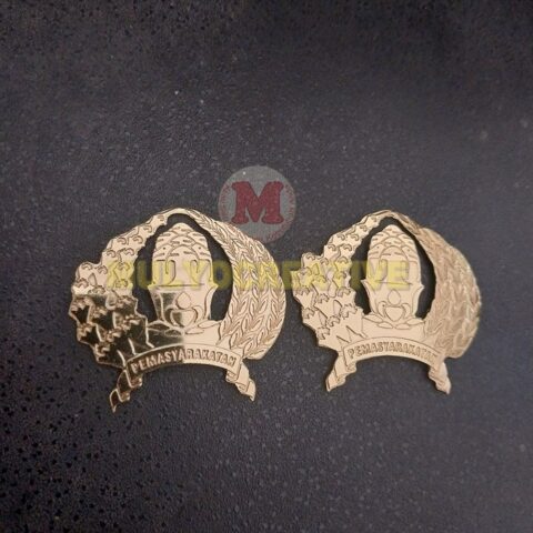 Jual Pin Pemasyarakatan Full Logam Kuningan