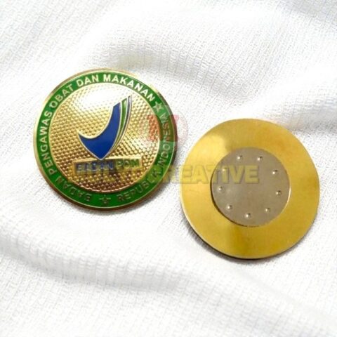 Pesan Lencana Bulat Aksesoris BPOM Emblem